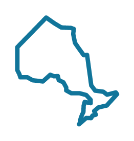 Peak Perks - map of Ontario
