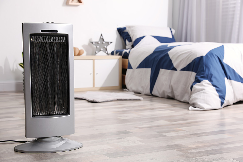 a bedroom space heater